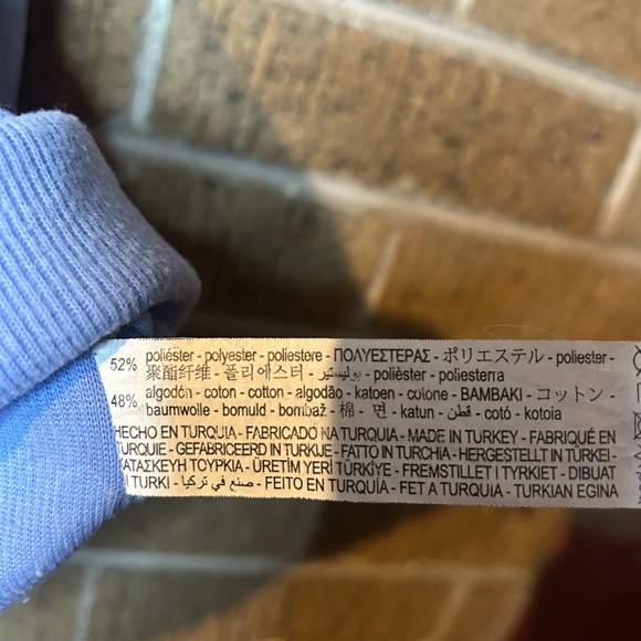 ZARA Women’s Sweater Dress Long Sleeve Mock Neck Quarter Zip Soft BLUE Size S - Picture 7 of 7